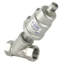 Zhejiang Kailing   Normal Chose Plastic Actuator And SS Actuator KLJZT Stainless Steel  SS304 SS316  Thread Angle Seat Valves